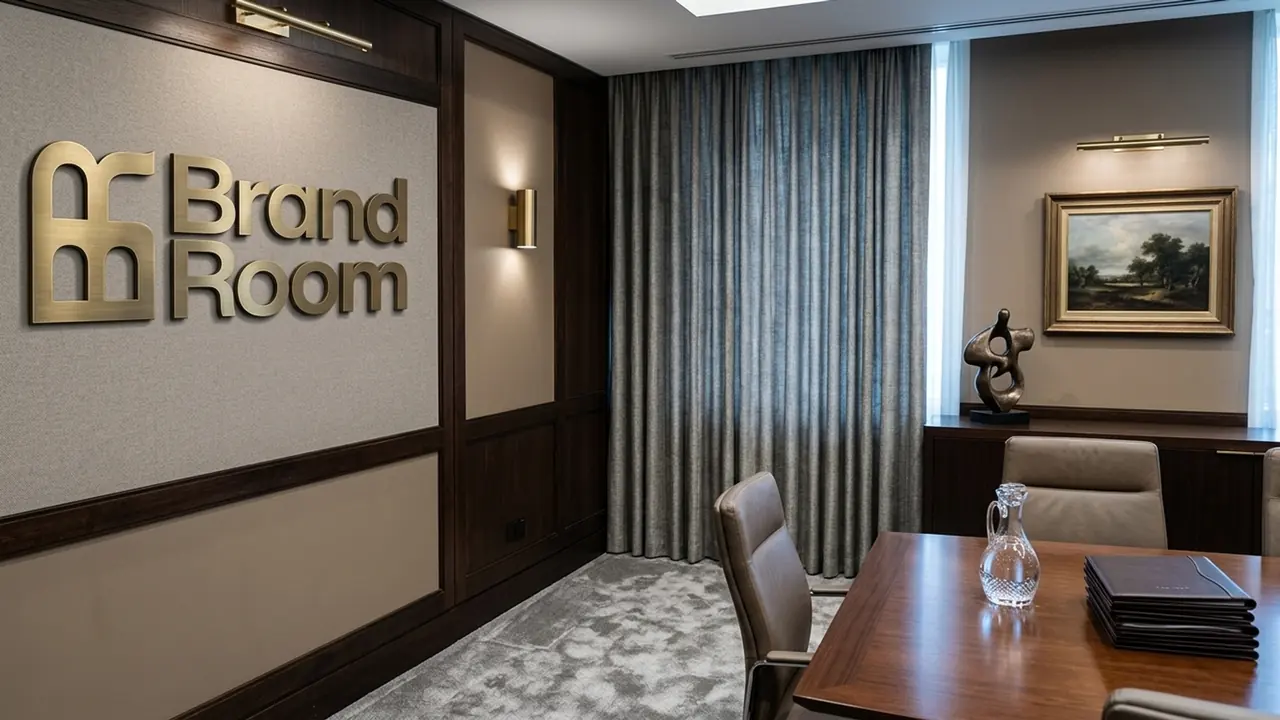 A formal executive boardroom